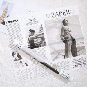 Калька газета "Paper" (20 л.) - #111 Белый